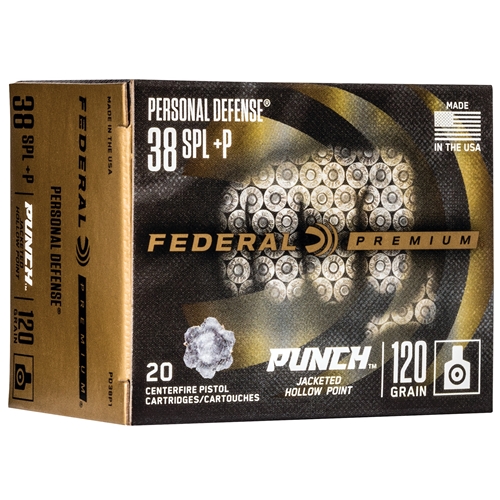 Federal Premium Punch 38 Sp P Jhp 1gr Bop Limit One Per Week In Store Pick Up Only Northwest Armory